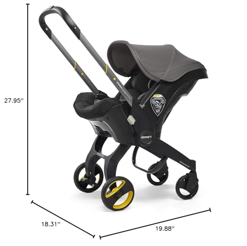 Doona Car Seat & Stroller, Nitro Black - All-in-One Travel System