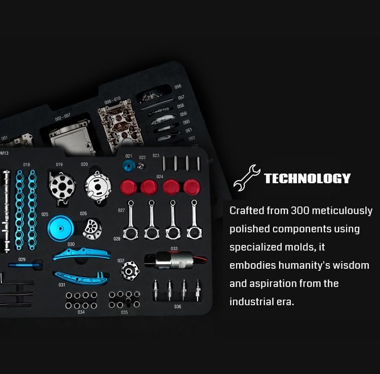 SainSmart Teching 4-Cylinder Mini Engine Kit