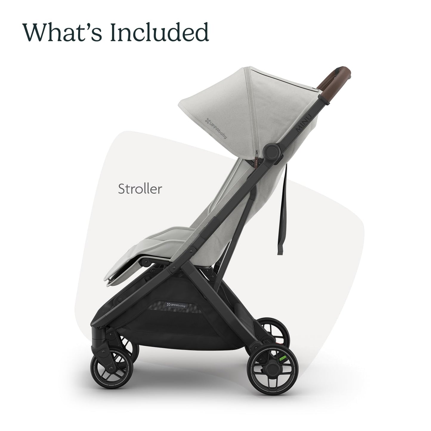 UPPAbaby Minu V3 Stroller – Savannah Pearl Gray