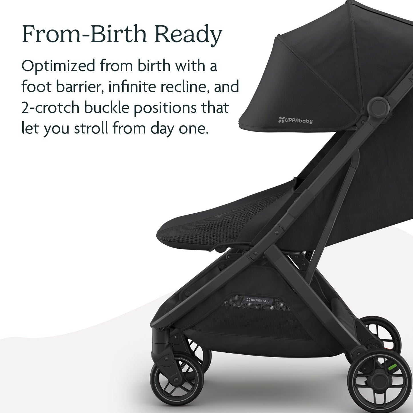 UPPAbaby Minu V3 Stroller – Savannah Pearl Gray