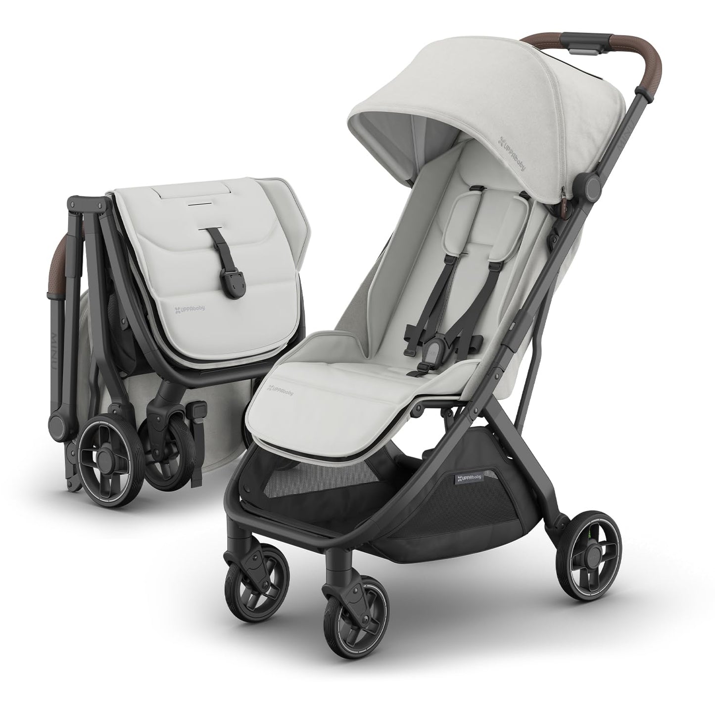 UPPAbaby Minu V3 Stroller – Savannah Pearl Gray