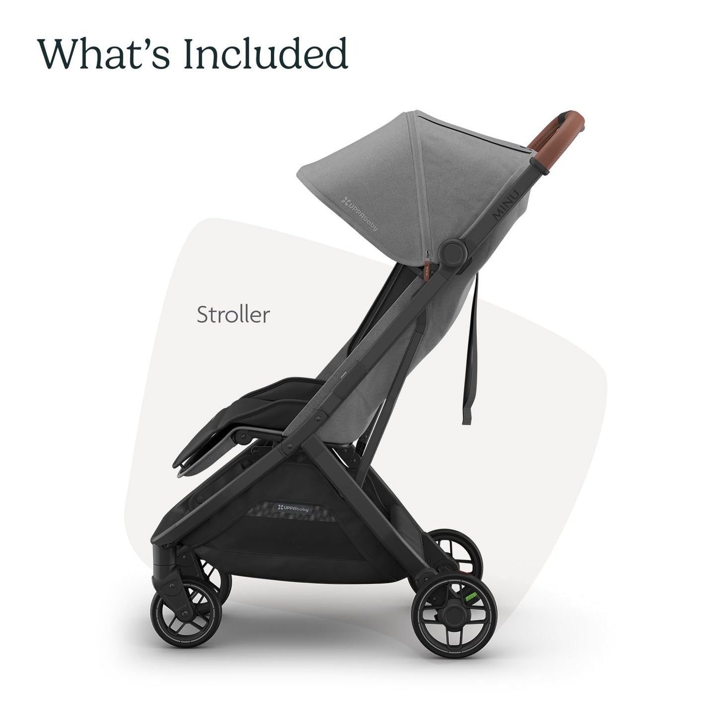 UPPAbaby Minu V3 Stroller – Savannah Pearl Gray