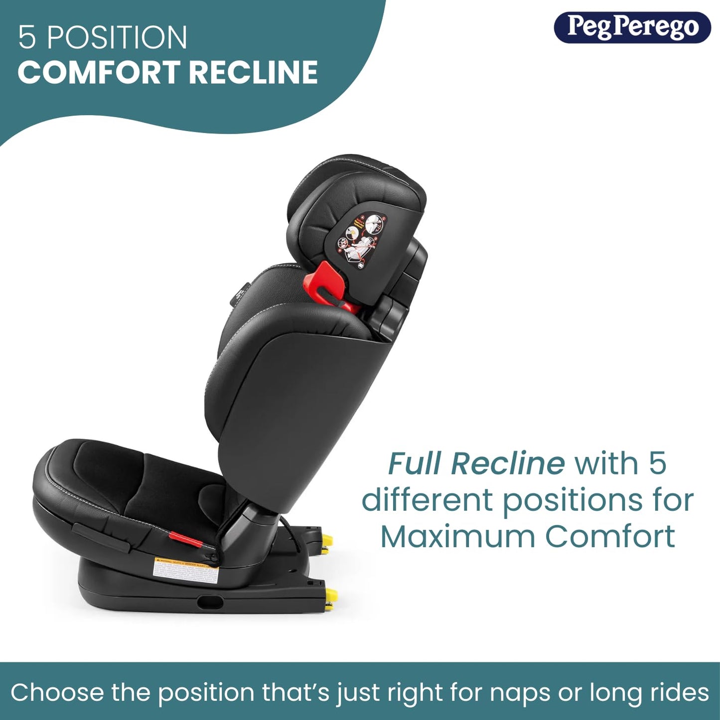 Peg Perego Viaggio Flex 120 Booster – Monza Black/Red