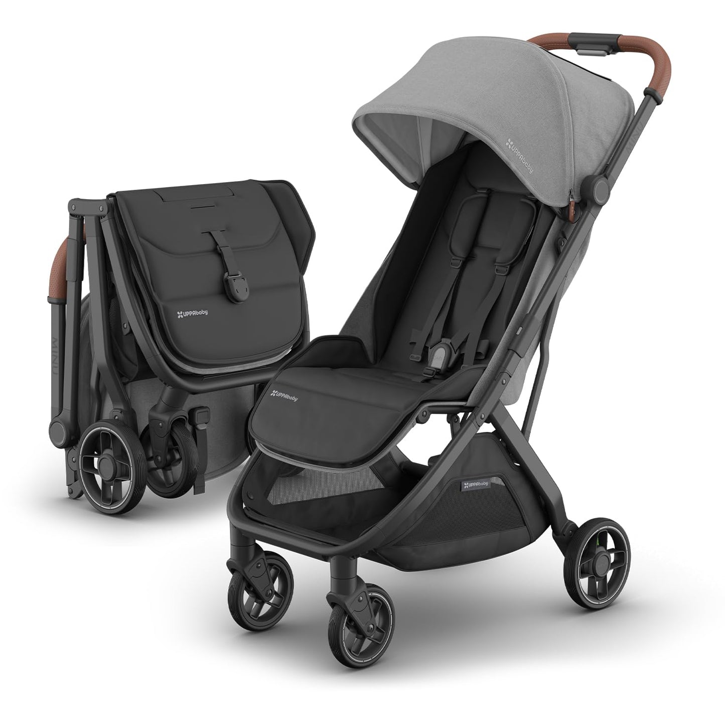 UPPAbaby Minu V3 Stroller – Savannah Pearl Gray