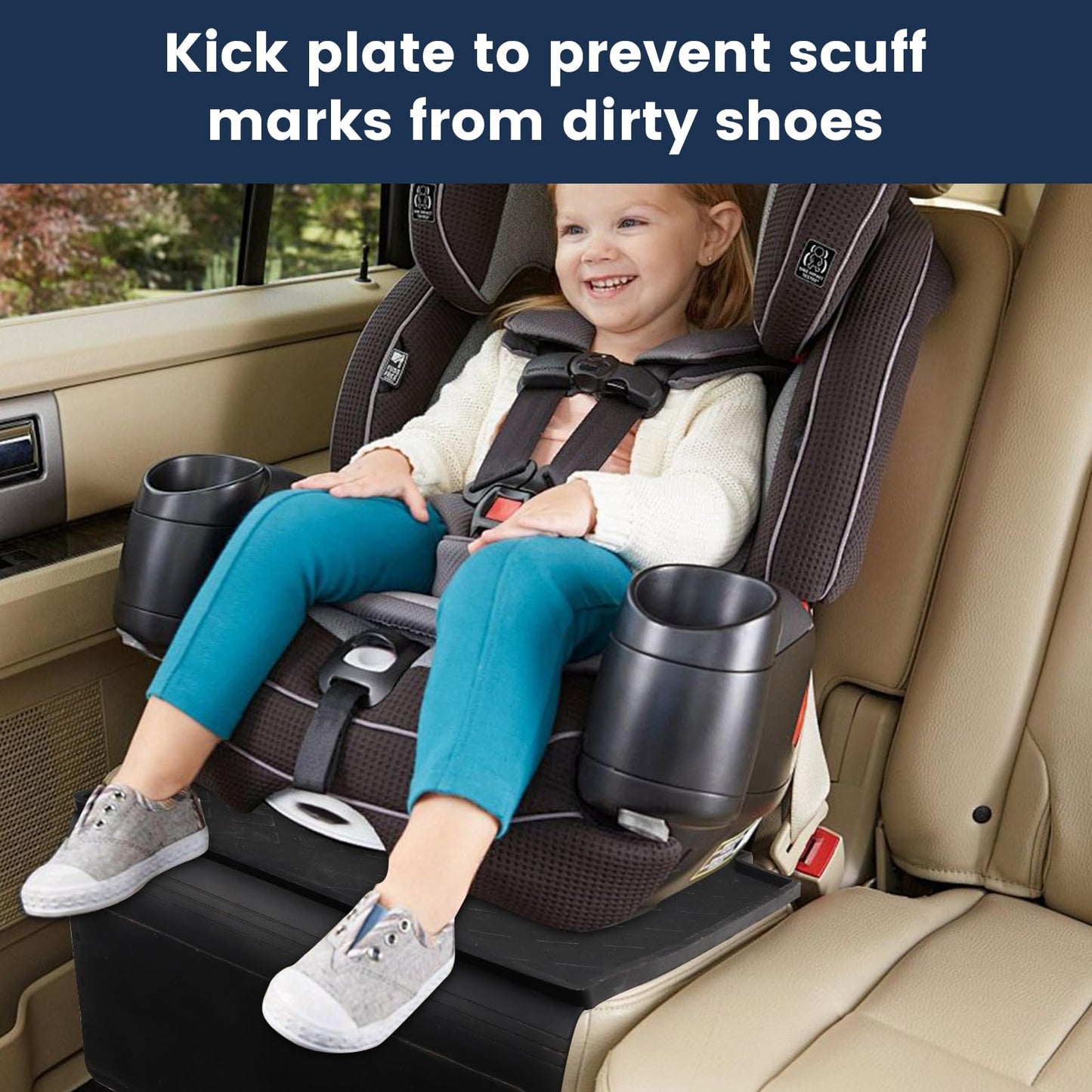 Kids Car Seat Protectors – 2pcs Black