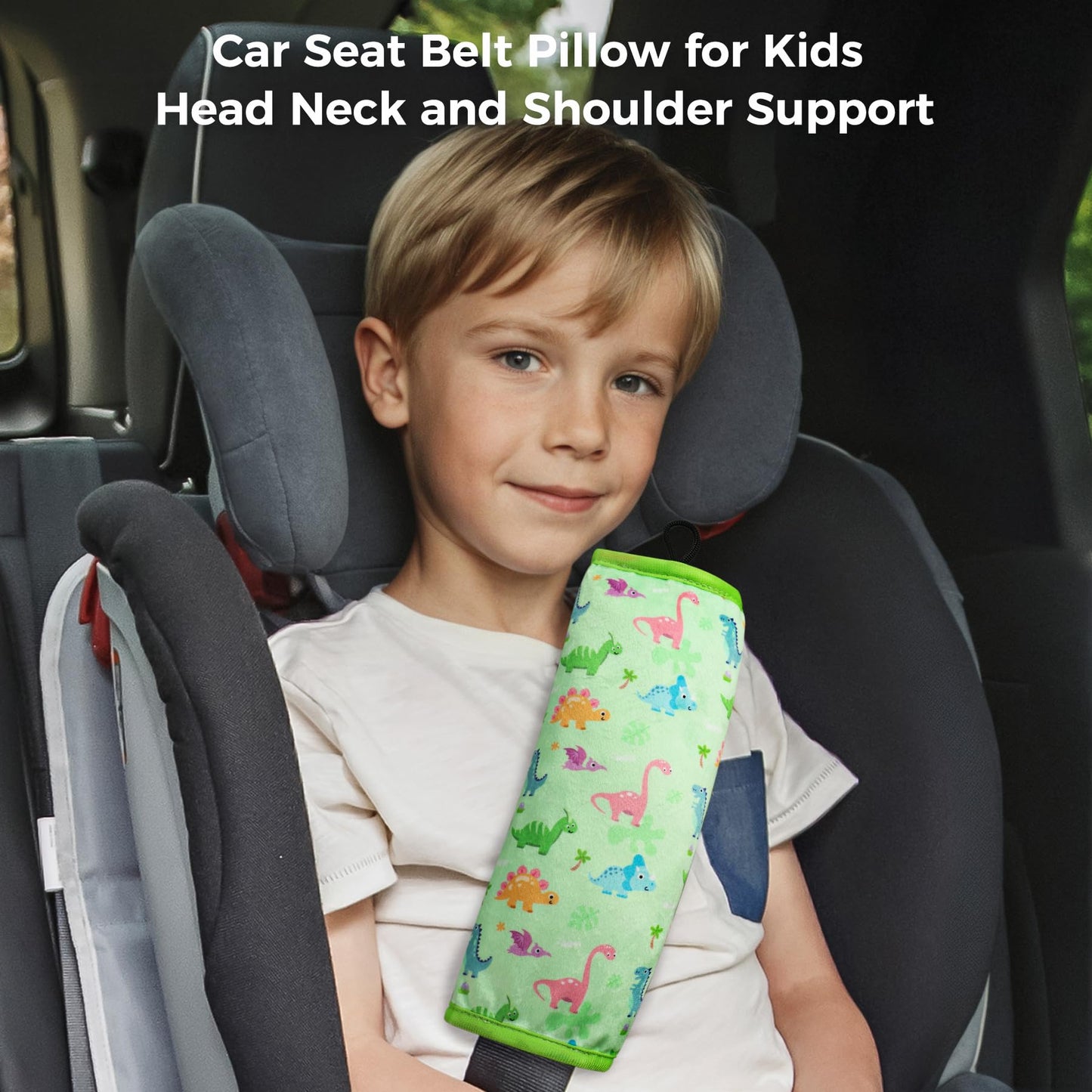 COOLBEBE Seat Belt Pillow for Kids, Extra Soft Toddler