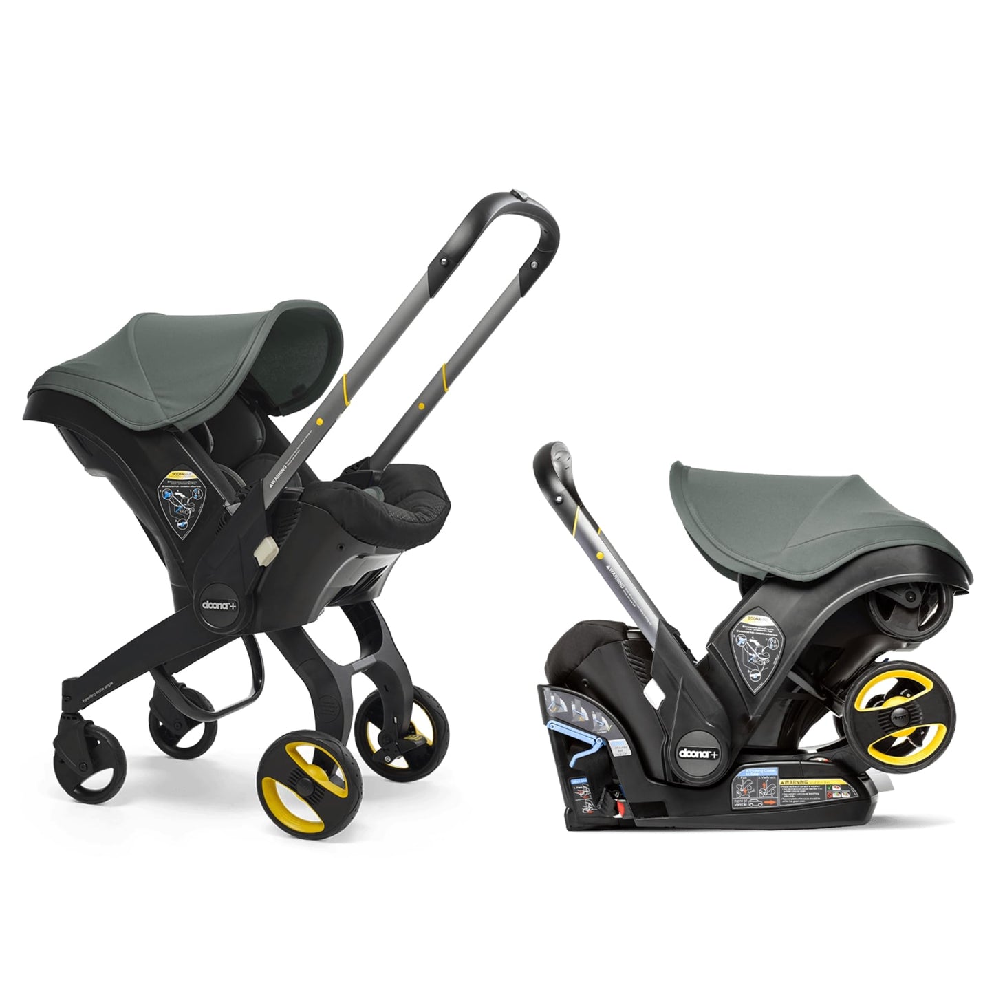 Doona Car Seat & Stroller, Nitro Black - All-in-One Travel System