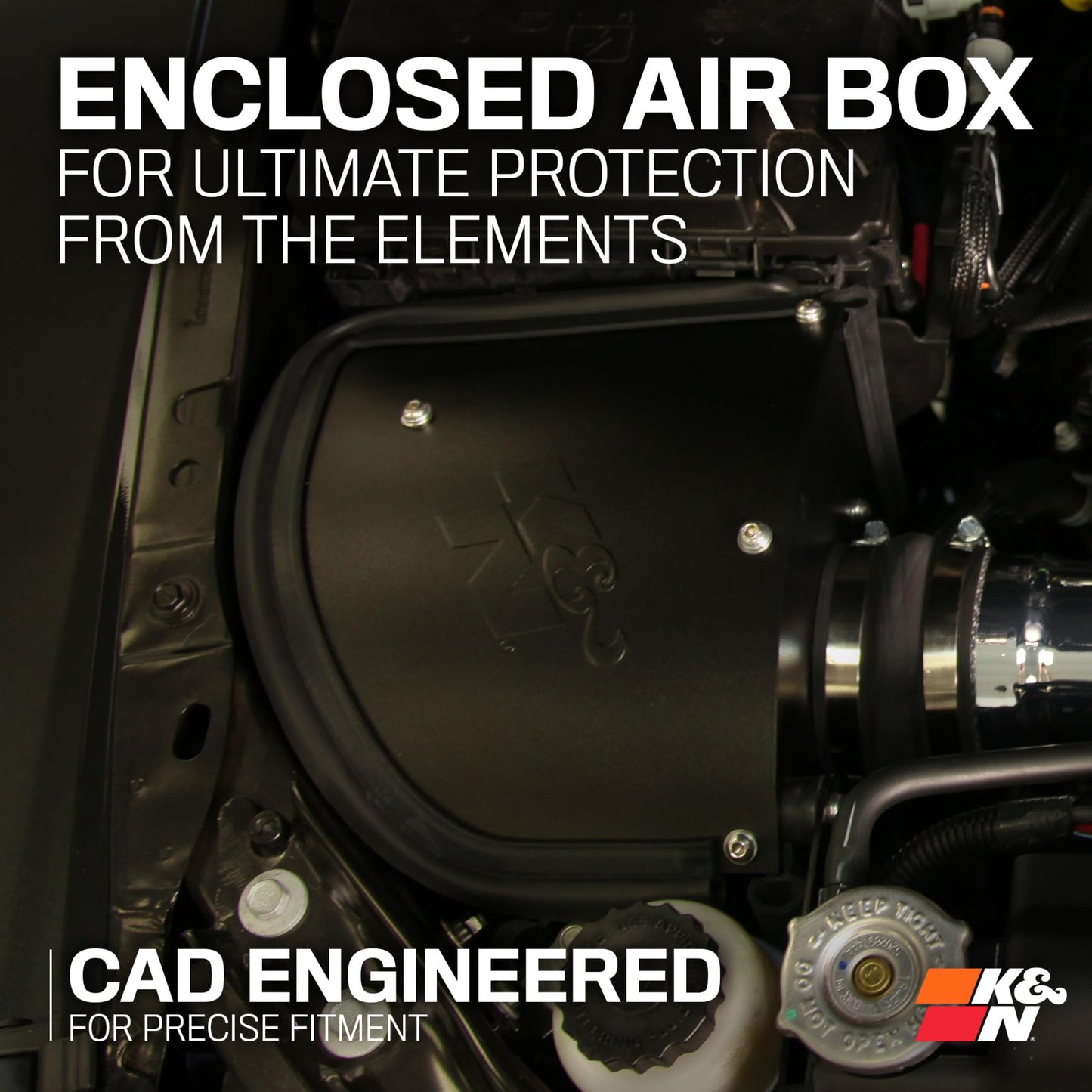 K&N Cold Air Intake – Jeep Wrangler JK 2012–2018