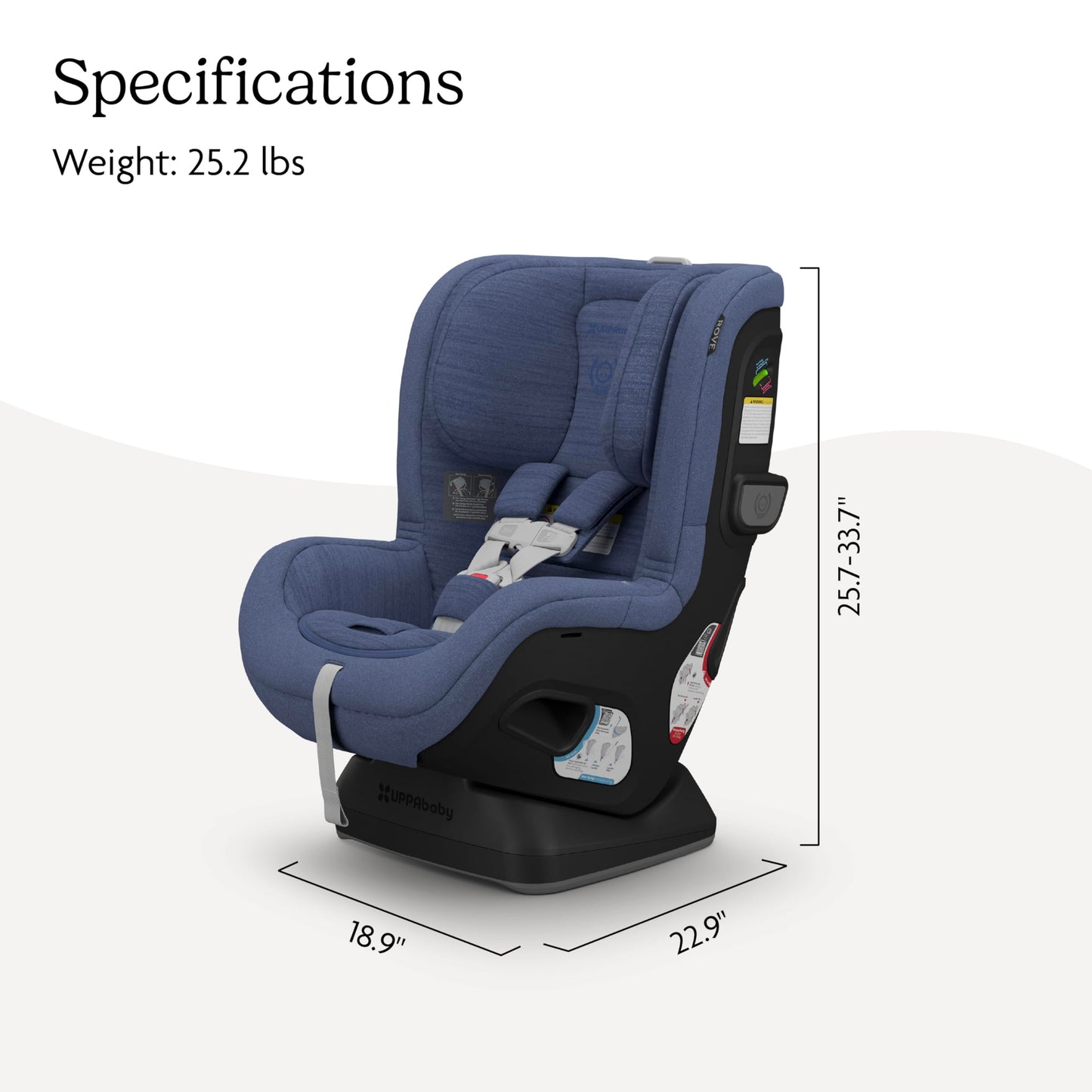 UPPAbaby Rove Convertible Car Seat – Jake Black