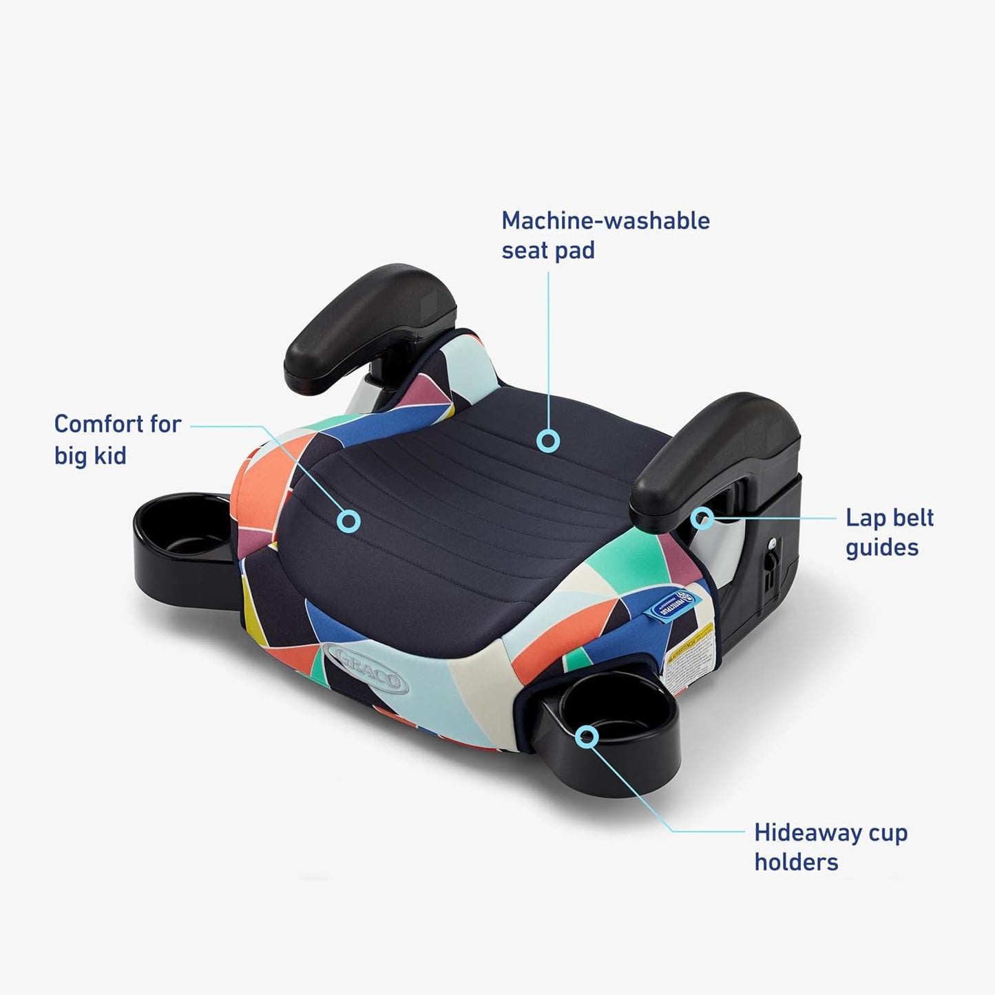 Graco TurboBooster 2.0 Backless Booster Car Seat, Denton