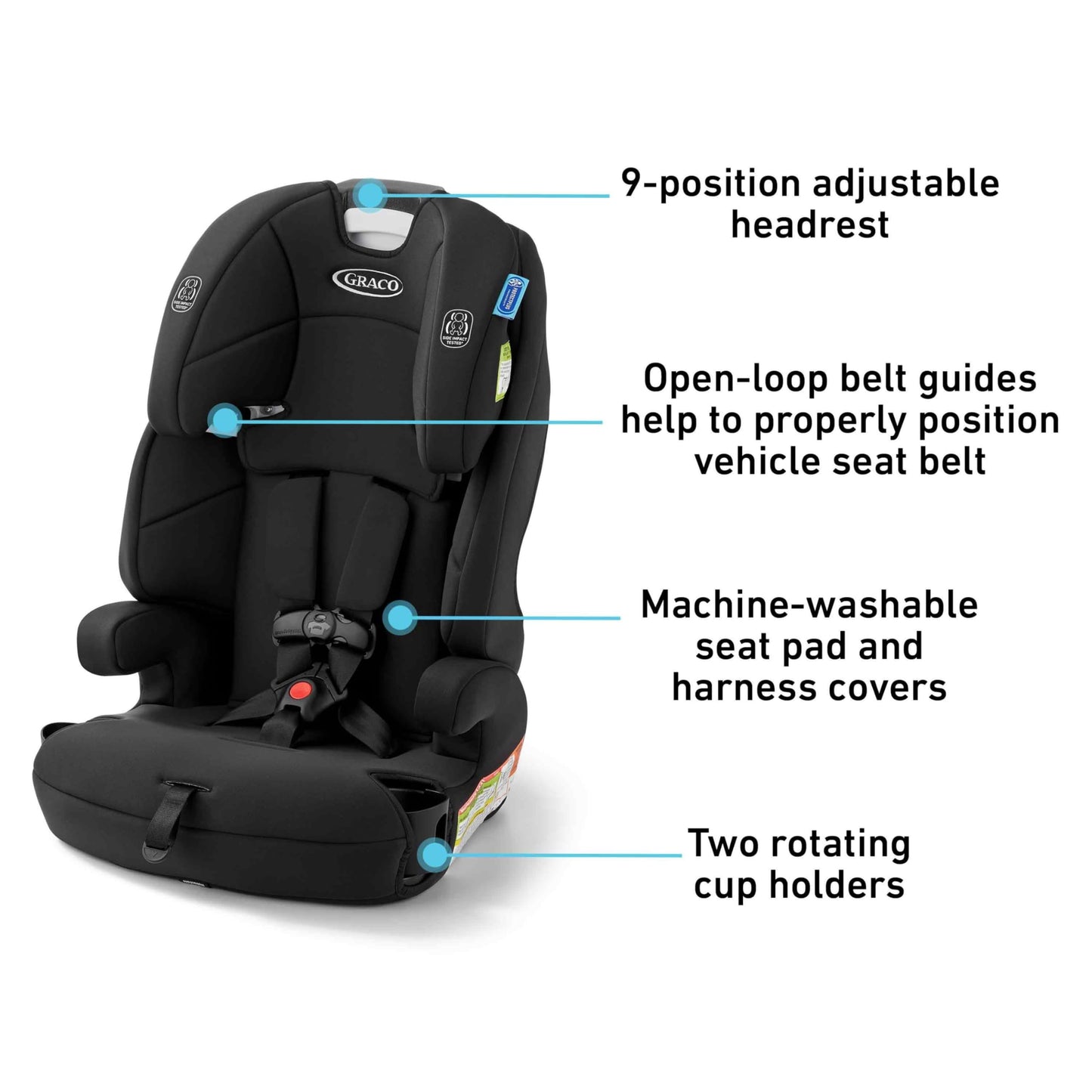 Graco Tranzitions 3-in-1 Harness Booster Car Seat