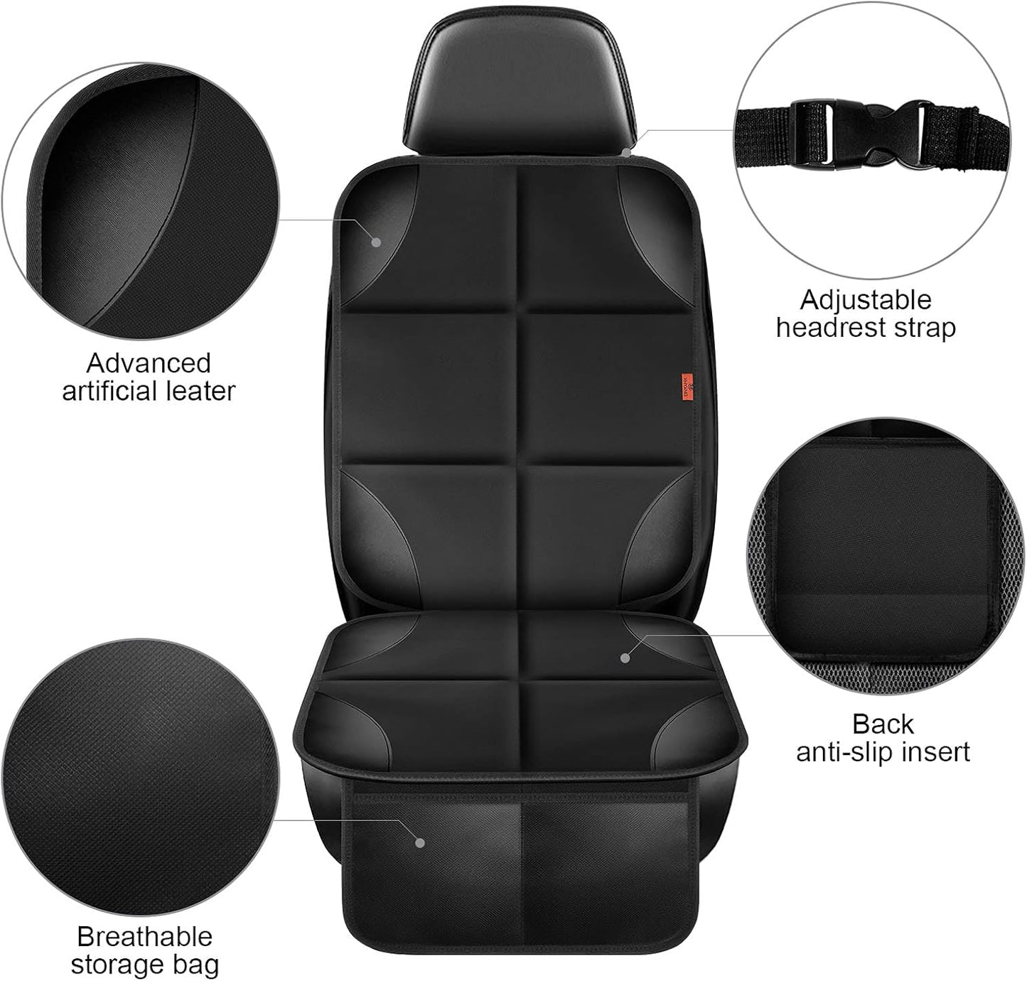 Car Seat Protector Mat – Thick, Waterproof