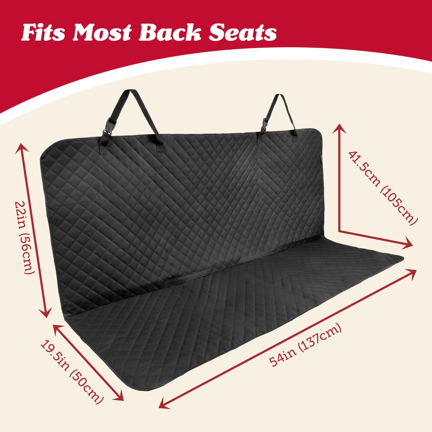 Lusso Gear Car Seat Protector for Baby Car Seat - Thick Padding