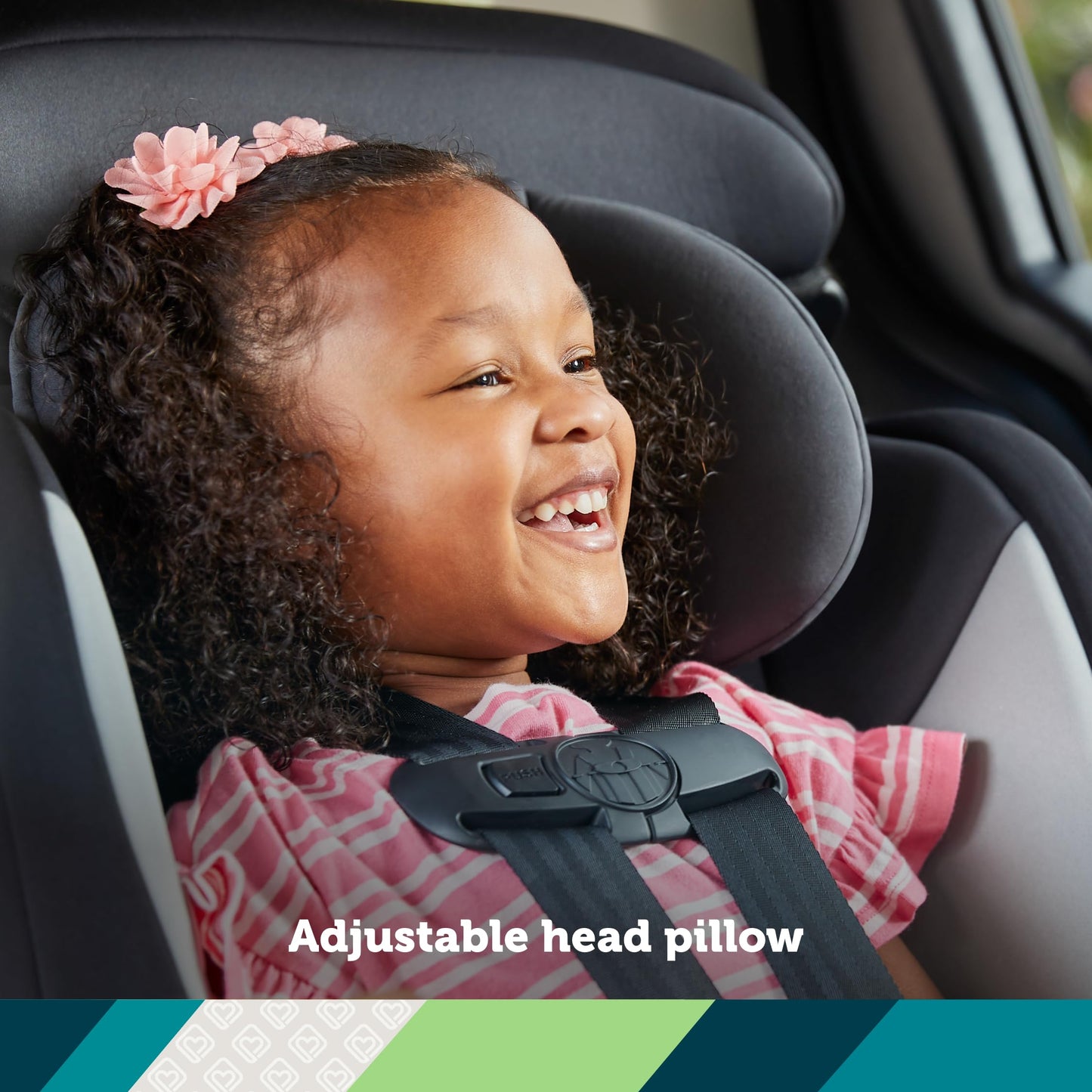 Safety 1st Grand 2-in-1 Booster Seat – 40–100 lbs, Black Sparrow