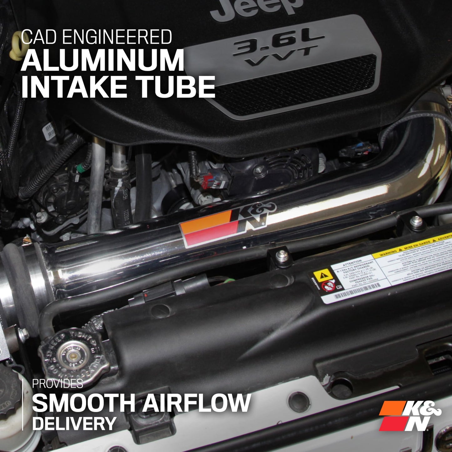 K&N Cold Air Intake – Jeep Wrangler JK 2012–2018