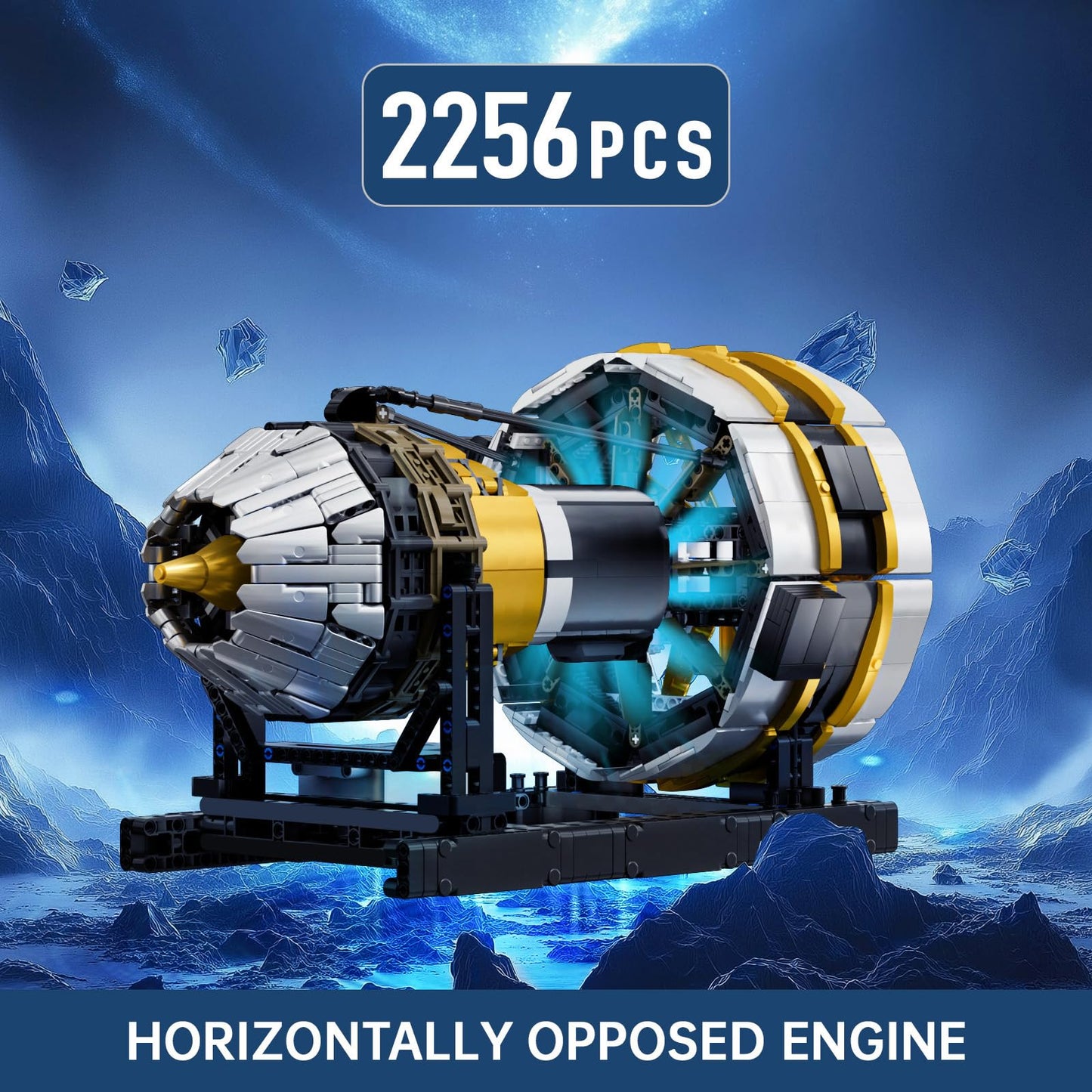 Mould King V8 Engine Model Kit – 2718PCS STEM DIY
