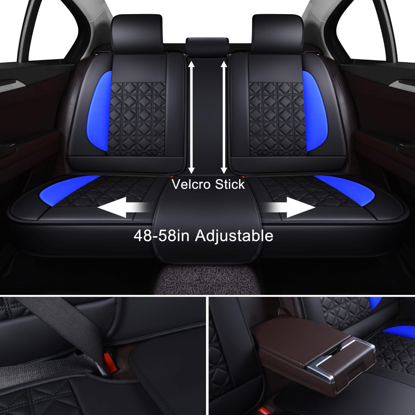OASIS AUTO Waterproof Leather Seat Covers – Coffee