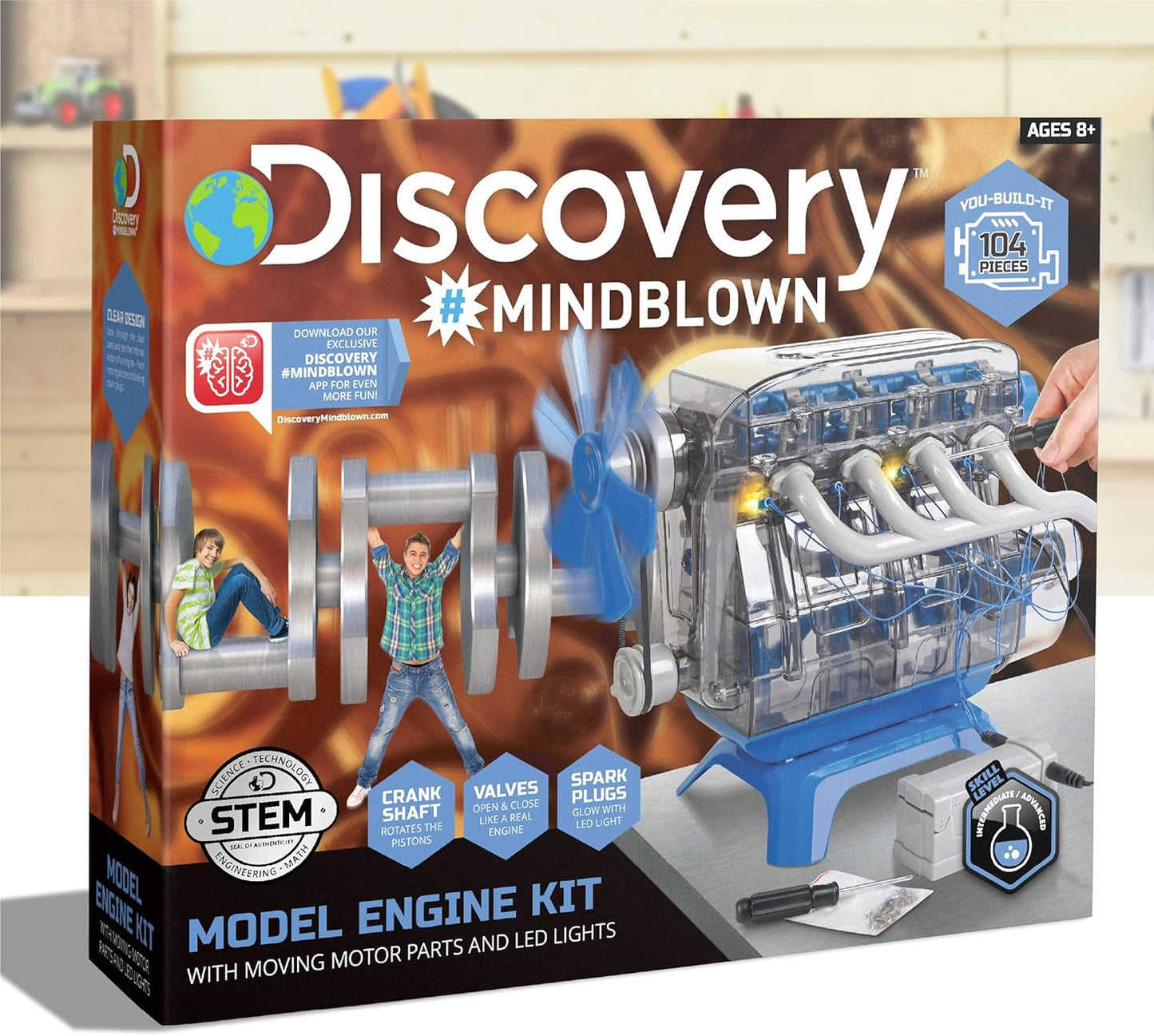 Discovery #MINDBLOWN Model Engine Building Kit