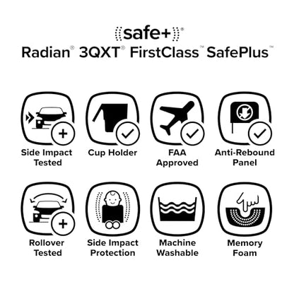 Diono Radian 3QXT+ FirstClass SafePlus 4-in-1