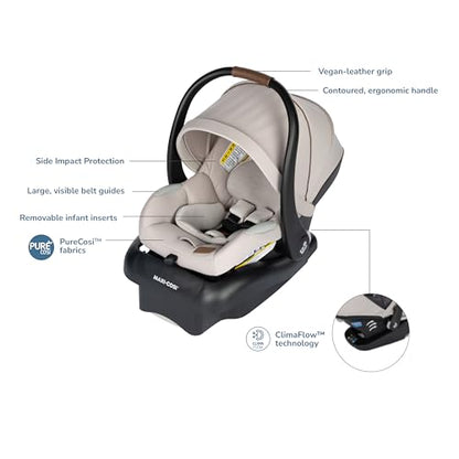Maxi-Cosi Mico Luxe Infant Car Seat – Stone Glow
