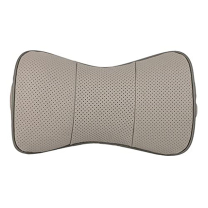 Car Headrest Neck Pillow – White Dinosaur