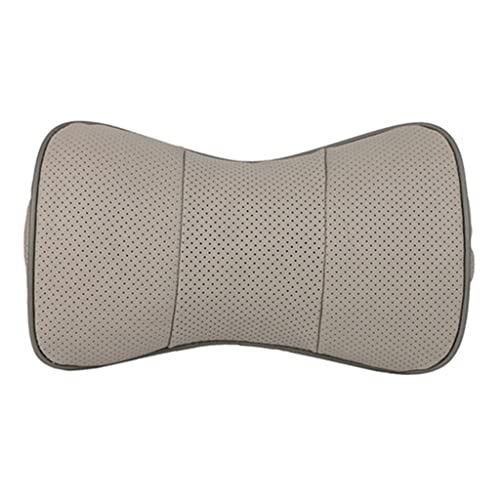 Car Headrest Neck Pillow – White Dinosaur