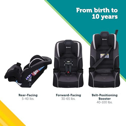 Safety 1st Crosstown Slim All-in-One Convertible Car Seat