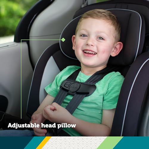 Safety 1st Grand 2-in-1 Booster Seat – 40–100 lbs, Black Sparrow