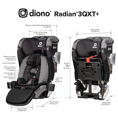 Diono Radian 3QXT+ FirstClass SafePlus 4-in-1