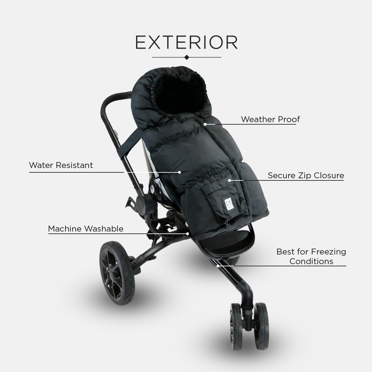 7AM Enfant Stroller Blanket 212 – Fleece Lined, 6M-4T