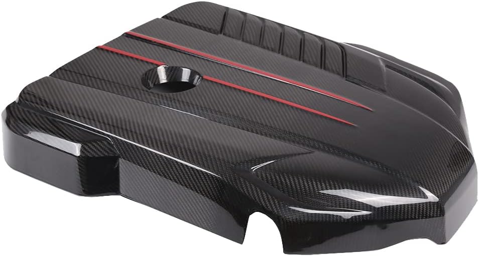 Daeiclru Real Carbon Fiber Engine Bay Cover Fit for Toyota Supra