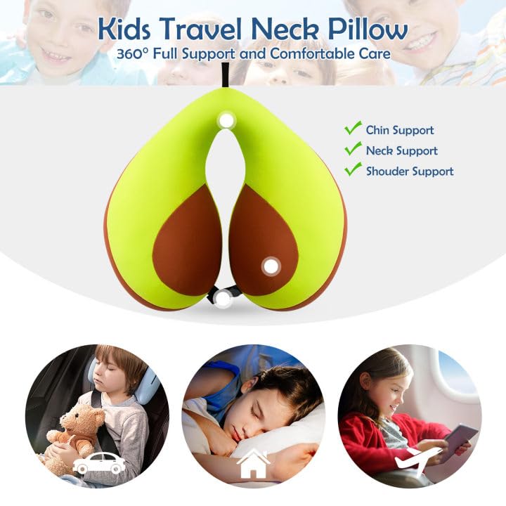 MOOB Car Seat Pillow for Toddlers,Helps Support Head