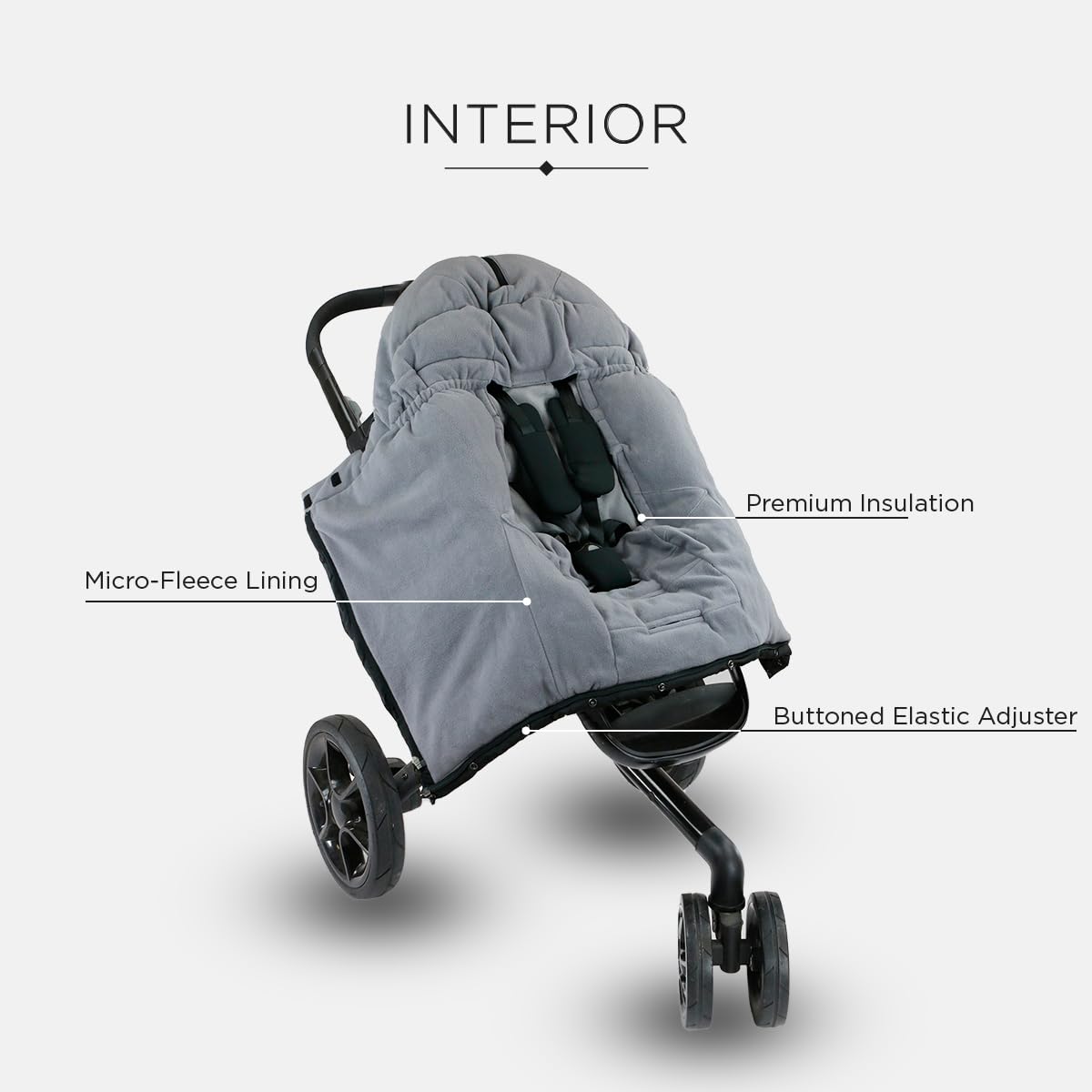 7AM Enfant Stroller Blanket 212 – Fleece Lined, 6M-4T