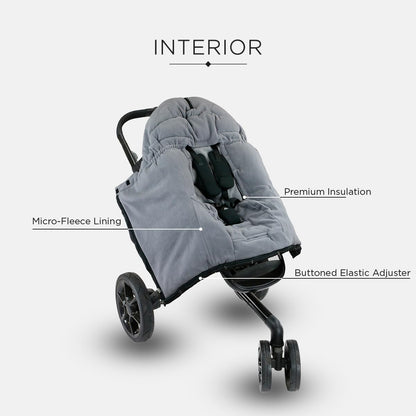 7AM Enfant Stroller Blanket 212 – Fleece Lined, 6M-4T