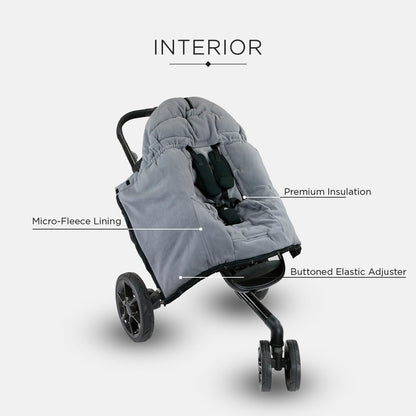 7AM Enfant Stroller Blanket 212 – Fleece Lined, 6M-4T