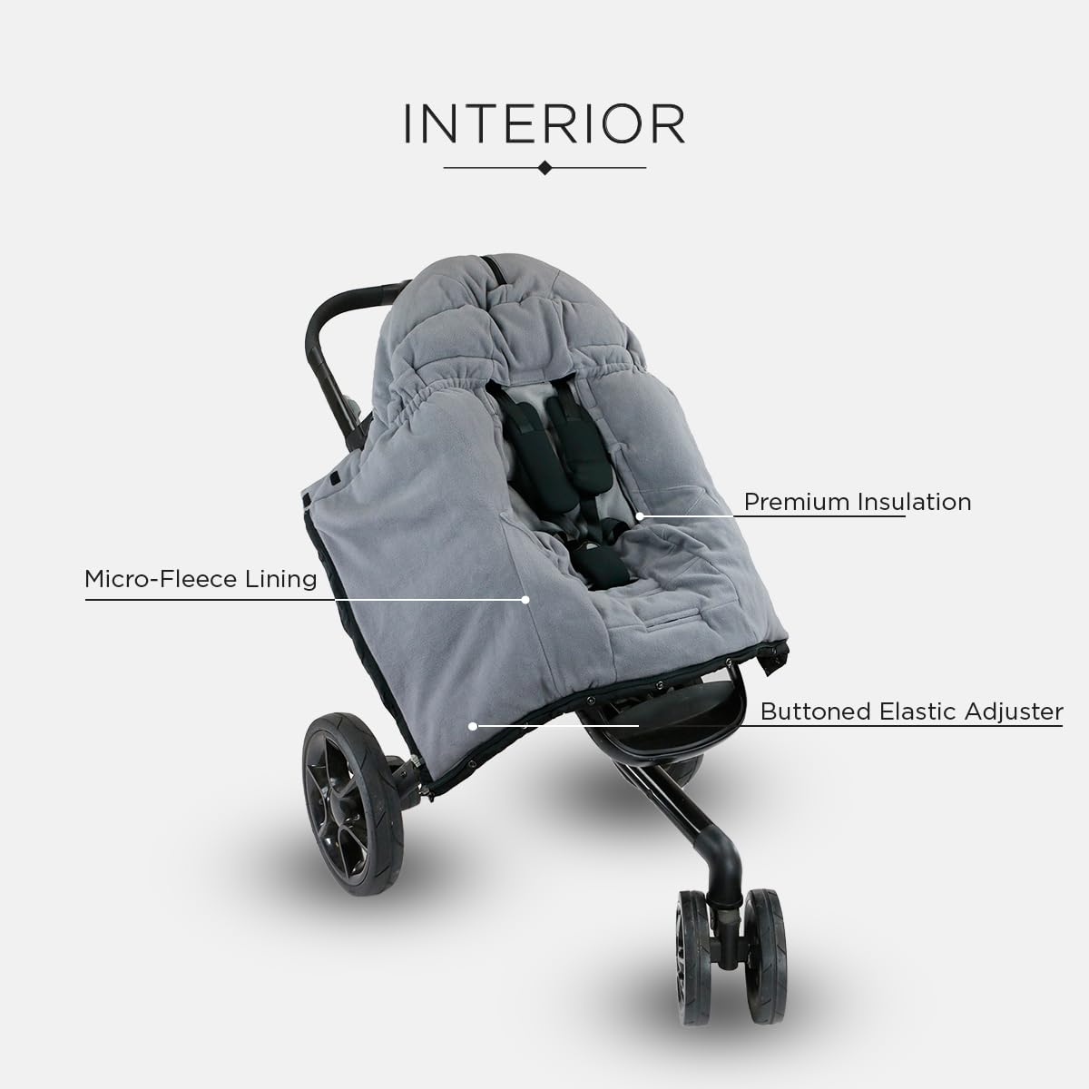 7AM Enfant Stroller Blanket 212 – Fleece Lined, 6M-4T