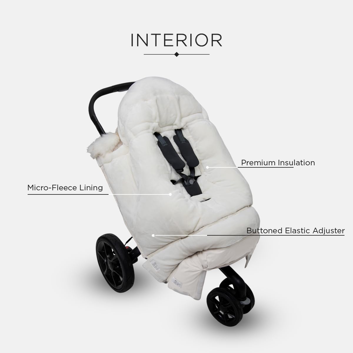 7AM Enfant Stroller Blanket 212 – Fleece Lined, 6M-4T