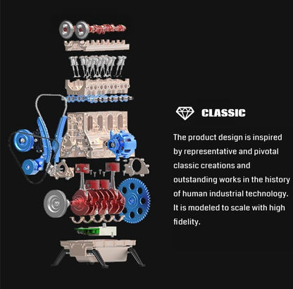 SainSmart Teching 4-Cylinder Mini Engine Kit