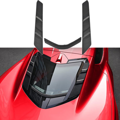 Dry Bay Vent Blocks and Rear Window Spoiler,Rear Hatch Hood Car