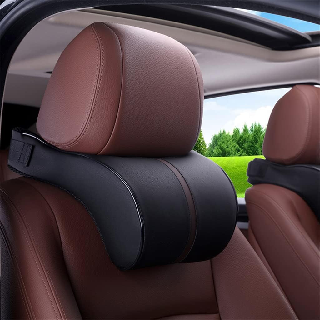 2-Pcs Car Neck Support Pillows – Beige