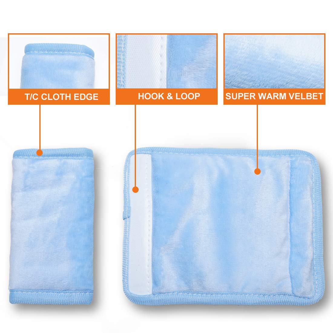 COOLBEBE Seat Belt Pillow for Kids, Extra Soft Toddler