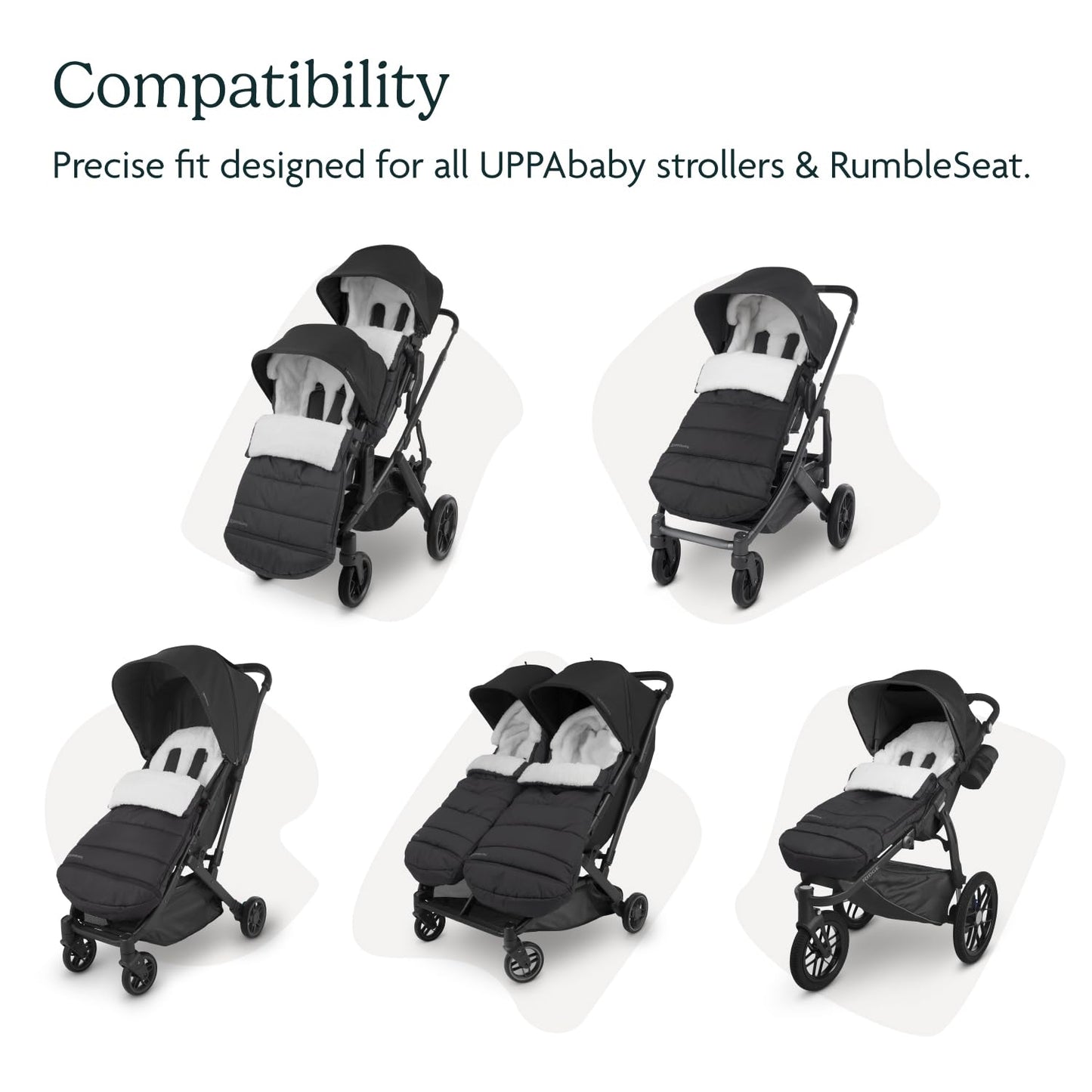 UPPAbaby CozyGanoosh Footmuff – Callum Stone Blue