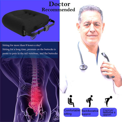 WSGJHB Seat Cushion – Posture Support (Black)