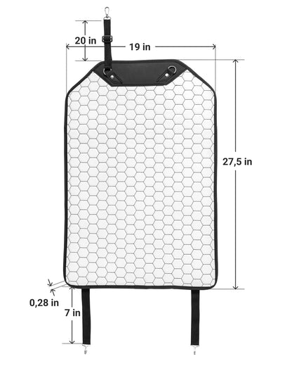 Premium Leather Car Seat Protector for Back Seat