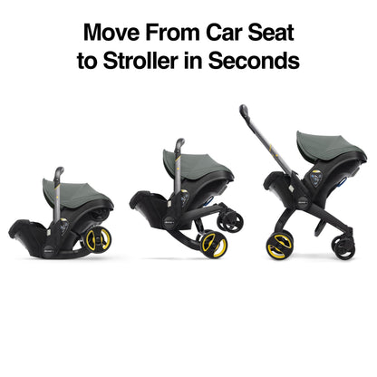 Doona Car Seat & Stroller, Nitro Black - All-in-One Travel System