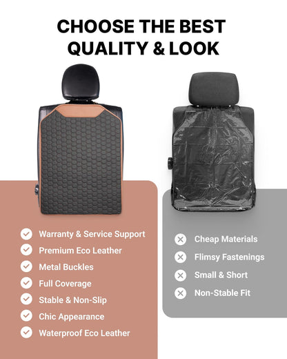 Premium Leather Car Seat Protector for Child Car Seat Cover