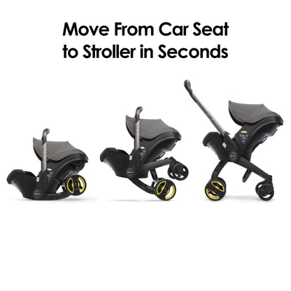 Doona Car Seat & Stroller, Nitro Black - All-in-One Travel System