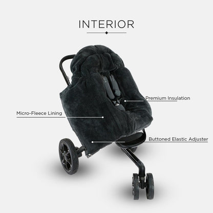 7AM Enfant Stroller Blanket 212 – Fleece Lined, 6M-4T
