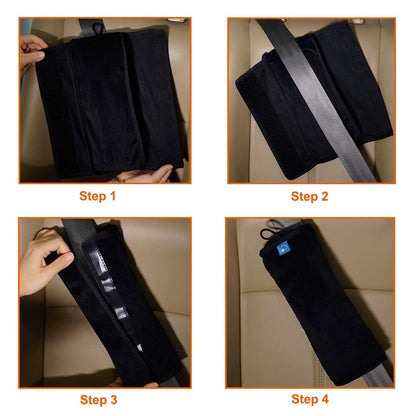 COOLBEBE Seat Belt Pillow for Kids, Extra Soft Toddler