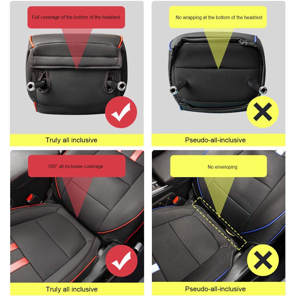 FJ Cruiser 2007-09 Full Leather Seat Covers – Black